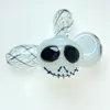 Glazen pijp 4 inches schedel rokende bong lepel handleidingen olie brander pyrex handgeblazen halloween