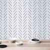Fond d'écran de Herringbone délicat moderne en noir et blanc, design scandinave, papier peint non tissé amovible PW200606011 210722