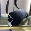 2021 Horse messenger bag leather shoulder round bag cotton canvas unisex designer handbag 061 coin purse top quality305U