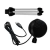 Usb Microphone Condenser With Stand Tripod 360 Degree Karaoke Microphone for Laptop Mikrofon Set Broadcasting Recording