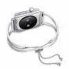 Bracelet de verrouillage de montre de femmes de luxe pour Apple Watch Ultra 49mm Bands Bands 41mm 45 mm 38 mm 40mm 42 mm 44 mm en acier inoxydable STRAP PENDANT IWATCH 8 7 SE 6 4 3