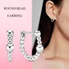 2021 925 Sterling Silver Daisy Leaf Drop Earrings Heart Hoop Earings Moon Star Circle Earrings For Women Fashion Jewelry