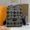 Mochila de impresión de mujeres Mochila Casual Bolsa de hombro Cómodas correas de cuero ajustables y bolsas de moda de cierre magnético con piezas metálicas plateadas