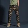 Byxor män casual camouflage militär taktiska lastbyxor multi-pocket mode fashions joggers svart armé byxor hög kvalitet 42