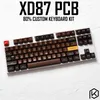 xd87 xd87 xd80 Anpassad mekanisk tangentbordssats 80% Stödjer TKG-verktyg Stöd underglöd RGB PCB programmerad GH80 KLE typ C
