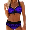 Sexig bikini set Big Breast Swimsuit Kvinnor Badkläder Bandeau Brazilian Badräkt Biquini Maillot de Bain Femme Plus Storlek S ~ 5xl x0522