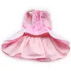 الكلب es الوردي الأميرة للكلاب 6071054 لوازم الملابس الحيوانات الأليفة (اللباس قبعة سراويل + المقود = 1 مجموعة