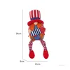 Partido Suprimentos American Felleless Dolls Patriotic Independence Day Anão Dola Scandinavian Ornaments 4 de julho Home Desktop Decor Kids Brinquedos 50pcs T2I52243