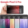 Cajas de armadura para Google Pixel 7 6 Pro 5 5A 4A 5G 3A 4 XL Case de vidrio Mirror colorido Cubierta dura