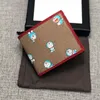 Top Qualität Männer Frauen Doraemons Karte Brieftasche Geldbörse Handtaschen Echtes Leder Gold Reißverschluss Geld Tasche Karten Designer Taschen mit Box257v
