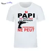 SI PAPI NE Peut Pas Le Rigerer Personne Print T-shirt Mannen Korte Mouw O CK Cool Design T-shirt Zomer Nieuwigheid 210629
