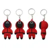 WithNo Box Squid Game Keychain TV Popular Toy Key Ring Chain Anime