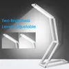 Table Lamps Foldable LED Desk Lamp USB Rechargeable Portable For Kids Reading Bedroom Office Night LightTable