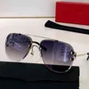 70% zniżki w sklepie internetowym Diamentowe okulary przeciwsłoneczne Mężczyznę mody projektant Carter Sun Szklanki Vintage Cool Mirror Shades Eyewear Gafas Sol M200G