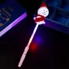 DHL LED Partido Magia Wand Glow Stick Flashing Concert Holiday Decor Fontes para Casa Boneco de Neve Sticks Brinquedo de Natal BT11