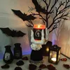 Halloween Heminredning Ljushållare Stick Harts Tools Horror Witch Hand Single Wick Eve H0910