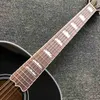Custom 2021 Versie Jumbo 43 inch Akoestische elektrische gitaar 12 snaren gitaar in blauwe kleur
