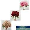 装飾的な花の花輪の人工的な偽の模倣牡丹花の結婚式の花束花瓶の家の装飾飾り供給1工場価格専門のデザイン品質