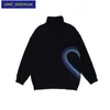 Pullover Turtlneck Свитера 2021 Мода вязаный свитер корейская одежда мужская хип-хоп Винтаж U8003 мужчин