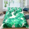 Zeimon Tropical Leake Pattern Doughet Cover набор постельных принадлежностей King Queen Полный двухместный размер кровать роскошь 2/3 шт. S 210615