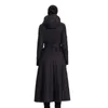 Women Cotton Jacket Windproof Parka Thin Long Dress Coat Lady Quilted Plus Office Smooth Quality Clothes 19-208 211013