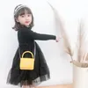 Tatlı Prenses Aksesuarları Şeker Renk Çocuk Messenger Çanta Kız Moda Kore Versiyonu Parlak Elmas Ebeveyn-Çocuk Çantası Toptan Sevimli Küçük Cep Hediye