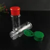 Leeg Plastic Spice Flessen Set voor het opslaan van BBQ Kruidenzout Peper, Glitter Shakers Flessen 60 ml / 2 1963 Y2