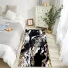 Carpets Abstract Marble Kitchen Floor Mat Modern Nordic Golden Black Luxury Carpet Rug Bedroom Room Decorations Anti-Slip Doormat
