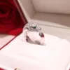 Série Panthere anel de diamantes marca de luxo reproduções oficiais Anéis dourados 18 K de alta qualidade design de marca novo presente de aniversário de venda de diamante com faixa de caixa