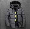 22SS Mäns Vinter Ned Vinter Varm Män Jacka Coat Casual Höst Stativ Krage Puffer Tjock Hat Vit Duck Parka Male Jackor med Hood Size M-3XL