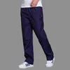 Plus Size 6XL Męskie Lato / Jesień Spodnie Mężczyźni Spodnie Casual Męskie Oddychające Szybkie Dry Spodnie Męskie Luźne Szerokie Nogi Spodnie AM412 210723