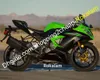 Moda Cowling para Kawasaki Ninja 636 ZX6R ZX-6R 2013 2014 2015 2016 2017 2018 ZX 6R Green Black Abs Motorcycle Feeding (moldagem por injeção)