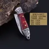 10PC Keychains High Quality Portable Stainless steel mini folding knife ladies selfdefense fruit knife keychain3371315