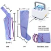 Envoltório de bomba de circulação sanguínea do controlador de compressão do ar de compressão ajustado para a cintura do punho do punho da perna do braço duplo Relax Massagem