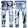 Men's Jeans Denim Designer Hole High Quality Ripped For Men Size 28-38 40 42 2022 Autumn Spring HIP HOP Punk Streetwear