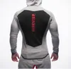 Mens Bodybuilding Hoodies Gym Träning Skjortor Hooded Sport Passar Tracksuit Men Chandal Hombre Gorilla Wear Animal