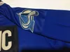 Dostosuj AHL # 71 Borna Rendulic Hockey Cleveland Lake Erie Monsters Premier CCM Jersey Blue Beige szyte S-5XL