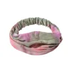 Sweatband Ladies Tie Dye Cotton Pannband Turban Head Wrap Elastic Hair Bands Bandage Beach Vintage Sports pannband