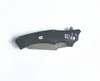 Cena fabryczna Czarny Flipper Składany Knife VG10 Damaszek Stalowy Stale Stal Arkusz + Uchwyt G10 Outdoor Camping Turystyka Kulka Łożysko Złóż Noże