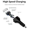 車の充電器クイックチャージQC 3.0 4ポートUSB携帯電話アダプターのためのサムスンXiaomi Huawei iPhoneの速い充電の小売箱と充電