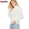 Womens Winter Sweaters Long Sleeve Casual Female White Turtleneck Sweater Women's Knitted Jumper And Pullover Autumn 210428