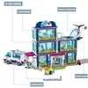 932 pz Heartlake City Hospital Model Building Blocks Compatibili Ragazze Amici Mattoni Con Figure Giocattoli Per Bambini Regali Y1127