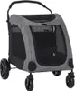Hund bilstol täcker vikbar barnvagn med förvaringsficka, Oxford tyg för medelstora stora jättestorlekar bärande 110 kg utanför