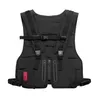 Streetwear Tactical Vest Men Hip Hop Street Style Chest Rig Telefon Bag Fashion Cargo Waistcoat med fickor T200113257K