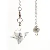 Merkaba Crystal pendent halsband stor satellit melcabering pendel 3d för kvinnor män smycken energi helande Gemstone pendant2350