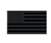 All Black American Flag 3x5 ft EE. UU. Blackout Tactical Grommet 100D Poliéster Banner Banderas 90 * 150 cm