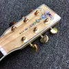 Personnalisé 36 pouces AAAAA tout en bois massif guitare acoustique épicéa 41 érable reliure arrière