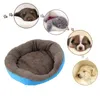 Casas para cães canis acessórios para animais de estimação cobertor macio inverno gato cama esteira pé impressão quente colchão de dormir pequeno médio cães gatos cora255n