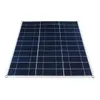 Panneau solaire léger flexible polycristallin 50W 18VDC 60x50cm avec câble de charge + pince crocodile