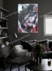 Karpfenfisch Japanisches Tattoo-Poster, Flaggen, Banner, Heimdekoration, hängende Flagge, 4 Ösen in den Ecken, 3 x 5 ft, 96 x 144 cm, Malerei, Wandkunst, Druck, Poster
